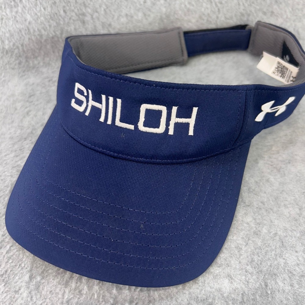Shiloh Unisex Navy Under Armour Visor Adjustable Golf Hat 1282153 OSFA